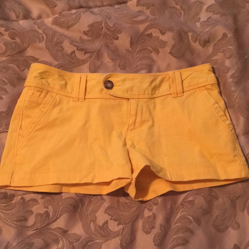 Red Camel Mustard Yellow Shorts